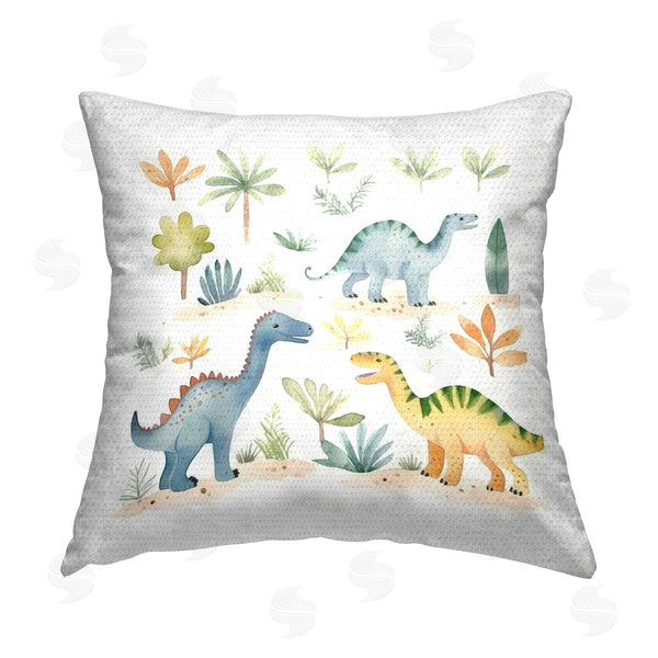Stupell Industries Lazar Studio | Dinosaurs & Vegetation Printed Throw Pillow