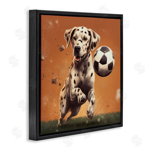 Stupell Industries Lazar Studio | Dog Playing Soccer Wall Art