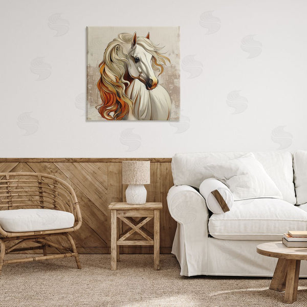 Stupell Industries Lazar Studio | Elegant Wavy Horse Mane Wall Art