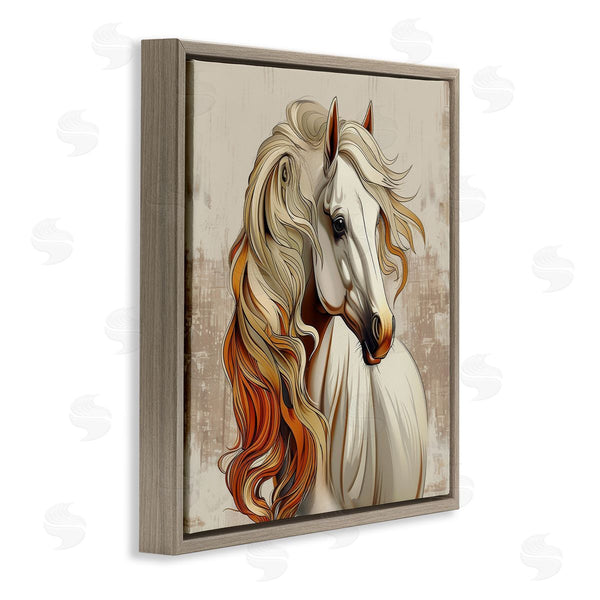 Stupell Industries Lazar Studio | Elegant Wavy Horse Mane Wall Art