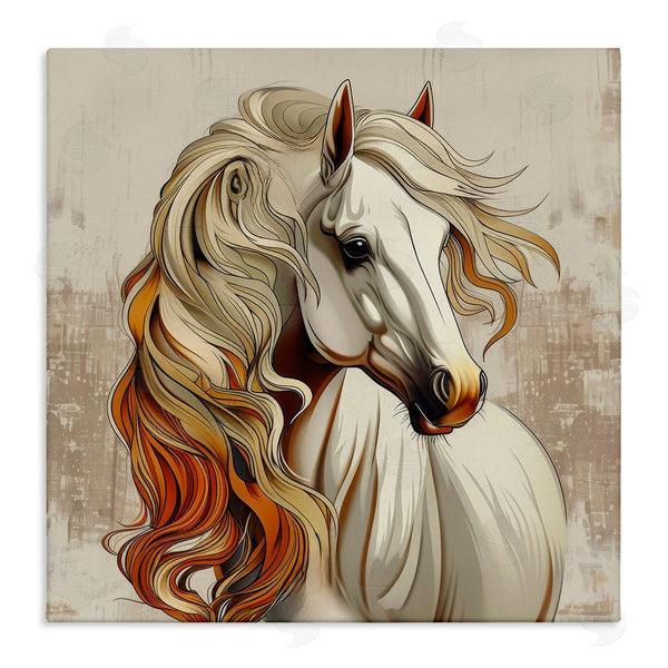 stupell industries Lazar Studio | Elegant Wavy Horse Mane Wall Art