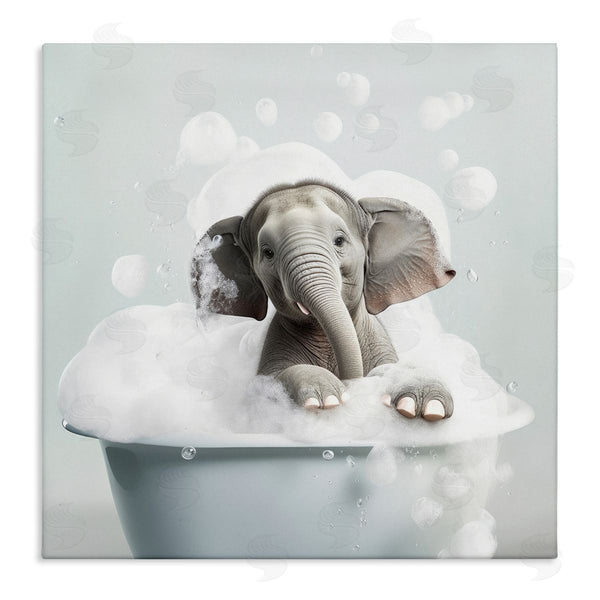 stupell industries Lazar Studio | Elephant Bubble Bath