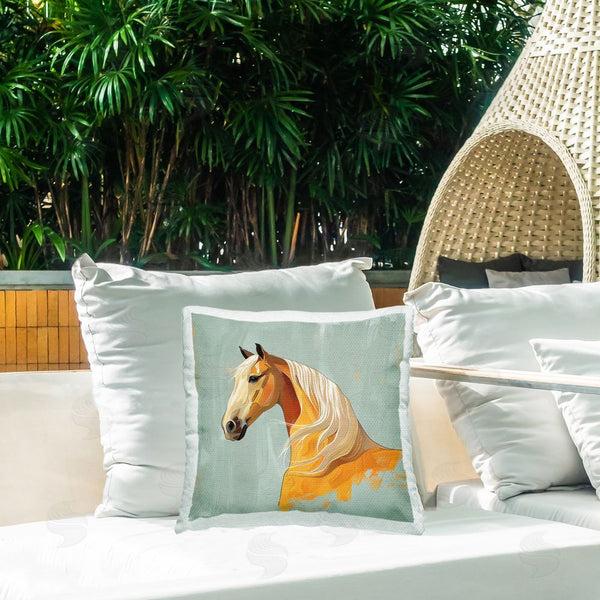Stupell Industries Lazar Studio | Equine Elegance Portrait Printed Throw Pillow