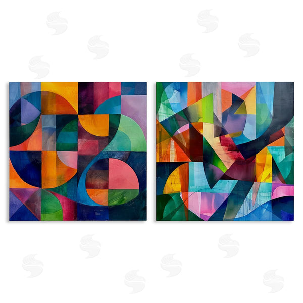 stupell industries Lazar Studio | Eye Catching Abstract Shapes Wall Art