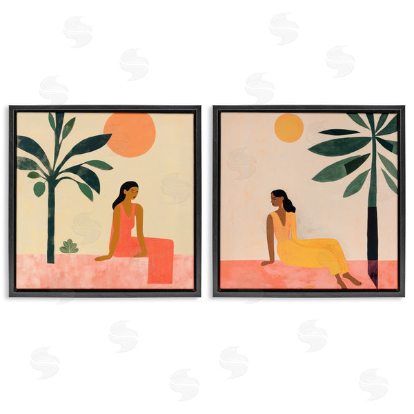 Stupell Industries Lazar Studio | Female Figure Resting Outdoors Wall Art