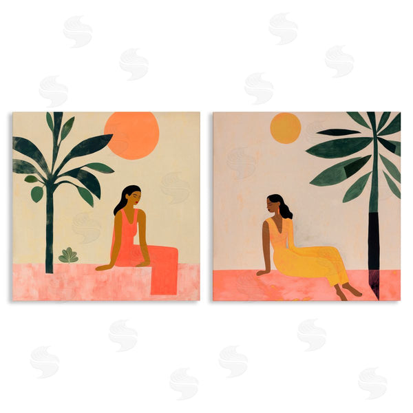 stupell industries Lazar Studio | Female Figure Resting Outdoors Wall Art