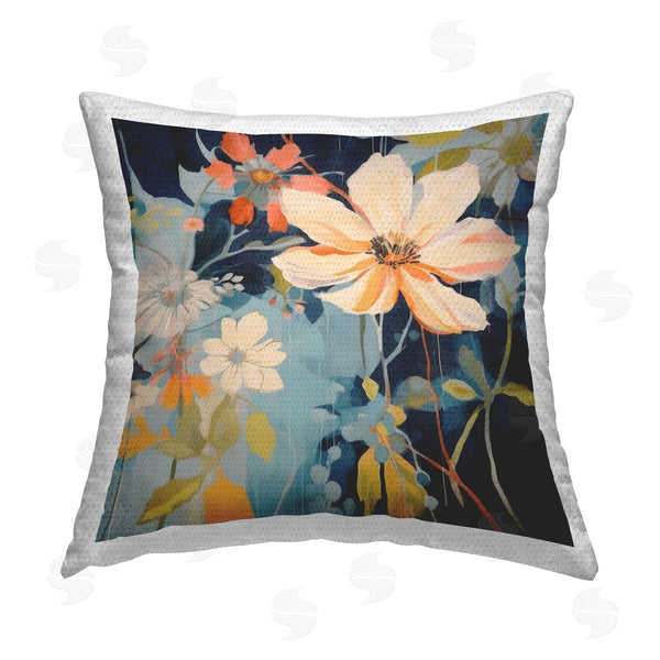 Stupell Industries Lazar Studio | Floral Flux Collage Printed Throw Pillow