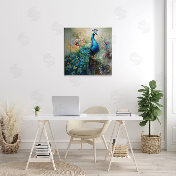 Stupell Industries Lazar Studio | Floral Peacock Pattern Wall Art