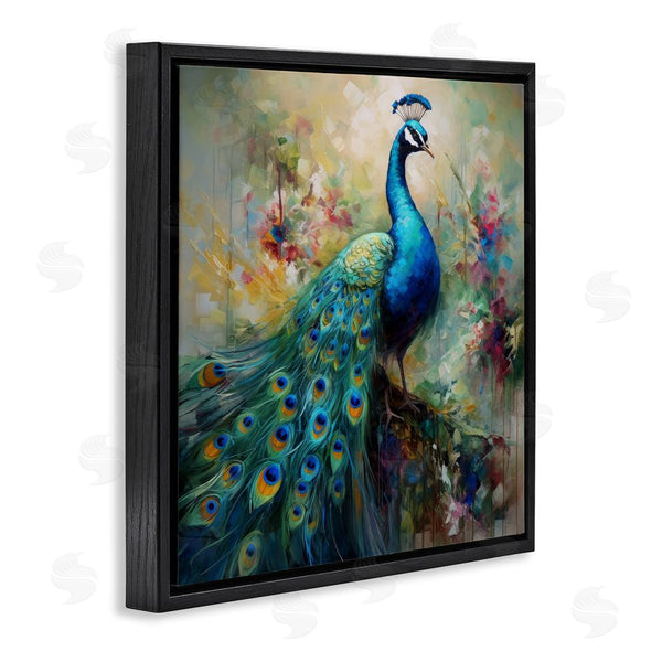 Stupell Industries Lazar Studio | Floral Peacock Pattern Wall Art