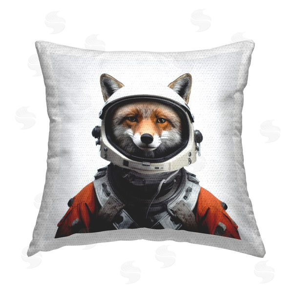 Stupell Industries Lazar Studio | Fox In Astronaut Suit Printed Throw Pillow