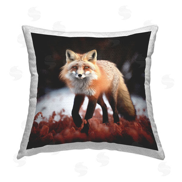 Stupell Industries Lazar Studio | Fox Roaming In Nature Printed Throw Pillow