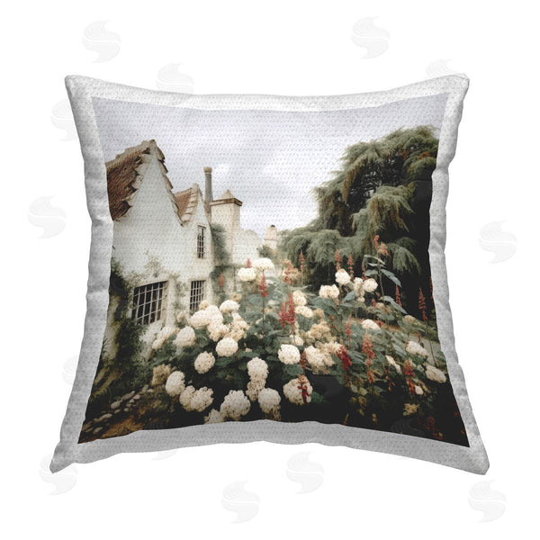 Stupell Industries Lazar Studio | Garden Cottage Florals Printed Throw Pillow