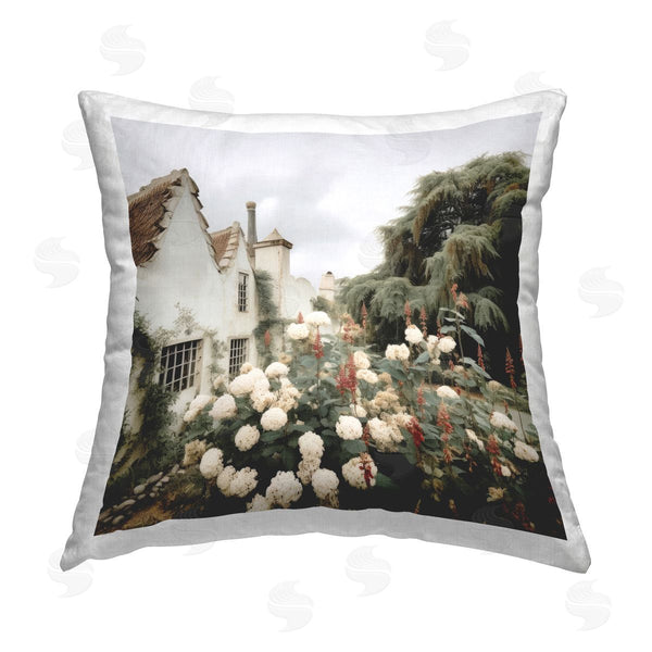 stupell industries Lazar Studio | Garden Cottage Florals Printed Throw Pillow