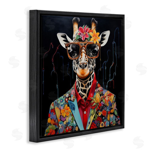 Stupell Industries Lazar Studio | Giraffe In Floral Suit Wall Art