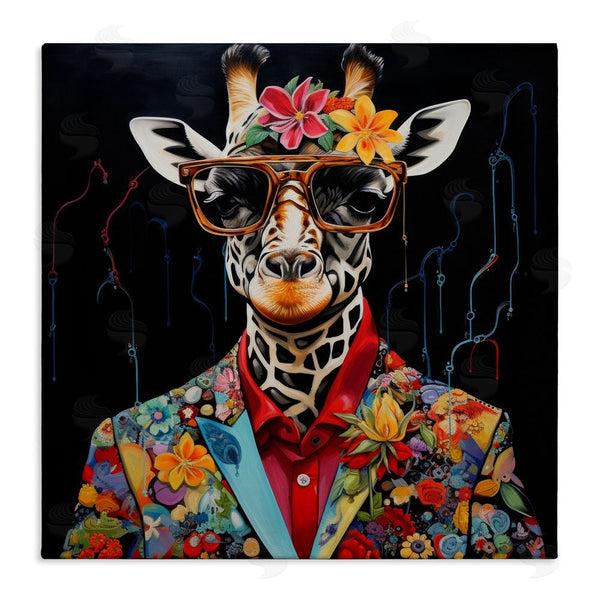 stupell industries Lazar Studio | Giraffe in Floral Suit Wall Art