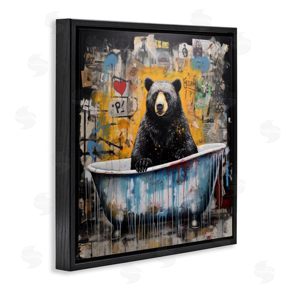 Stupell Industries Lazar Studio | Graffiti Bathing Bear
