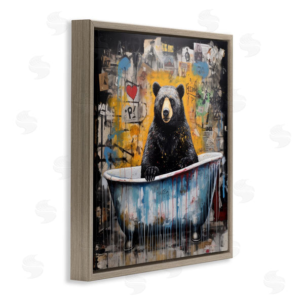 Stupell Industries Lazar Studio | Graffiti Bathing Bear