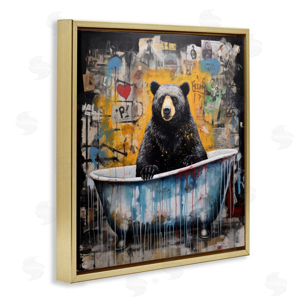 Stupell Industries Lazar Studio | Graffiti Bathing Bear