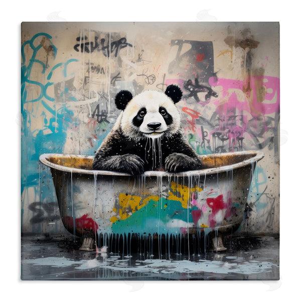 stupell industries Lazar Studio | Graffiti Bathing Panda