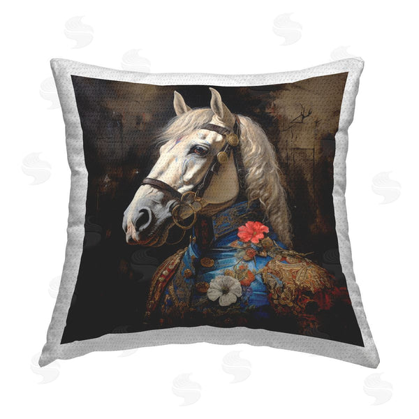 Stupell Industries Lazar Studio | Horse With Regal Clothing Printed Throw Pillow