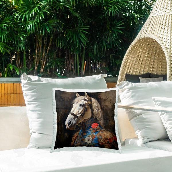 Stupell Industries Lazar Studio | Horse With Regal Clothing Printed Throw Pillow