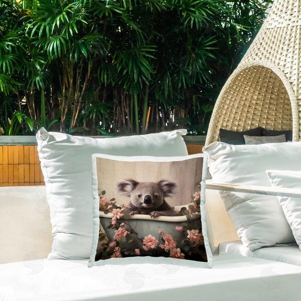 Stupell Industries Lazar Studio | Koala Bath & Cherry Blossoms Printed Throw Pillow