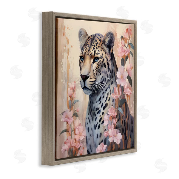 Stupell Industries Lazar Studio | Leopard With Pink Flowers Wall Art