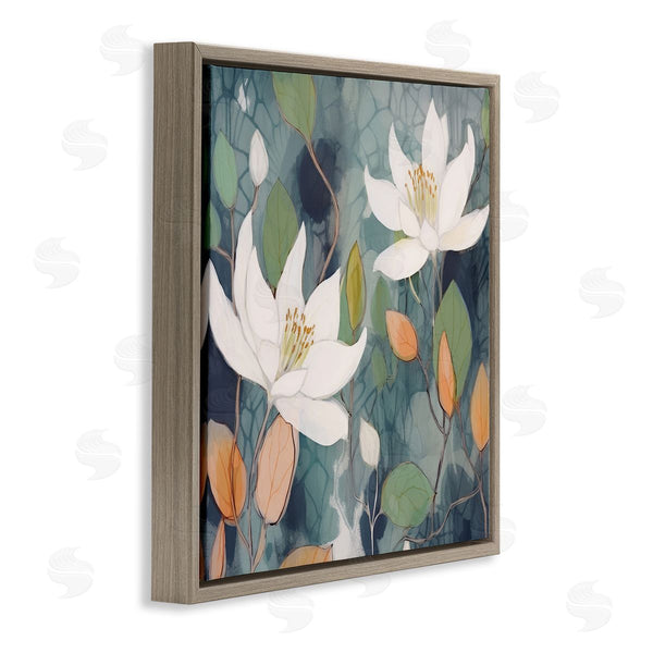 Stupell Industries Lazar Studio | Lilies On Geometric Pattern Wall Art