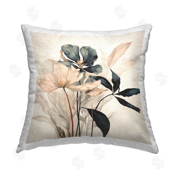 Stupell Industries Lazar Studio | Lovely Muted Blooms Printed Throw Pillow