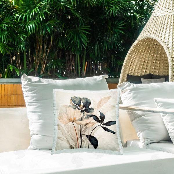 Stupell Industries Lazar Studio | Lovely Muted Blooms Printed Throw Pillow
