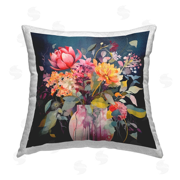 Stupell Industries Lazar Studio | Modern Alluring Flowers Printed Throw Pillow