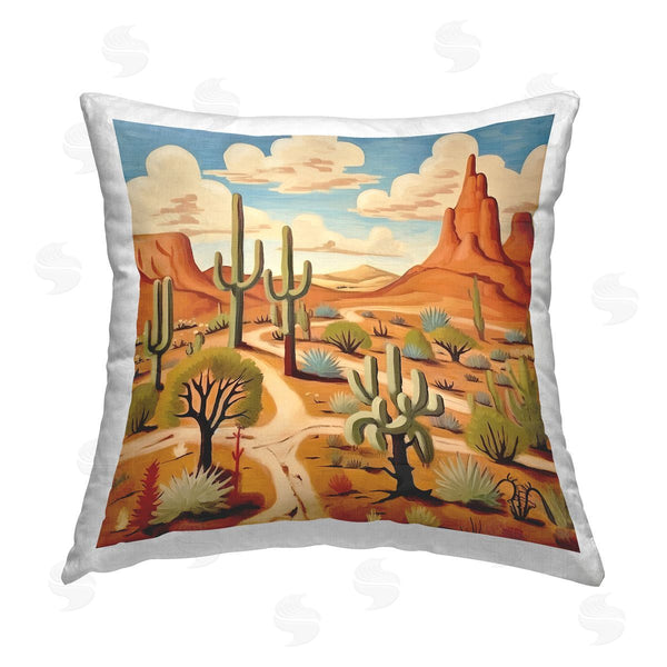 stupell industries Lazar Studio | Modern Canyon Valley Printed Throw Pillow
