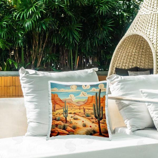 Stupell Industries Lazar Studio | Modern Desert Scenery Printed Throw Pillow