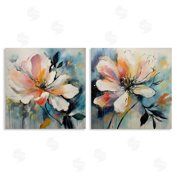 stupell industries Lazar Studio | Modern Dripping Blooms Wall Art
