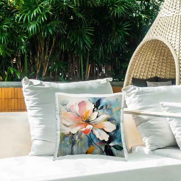 Stupell Industries Lazar Studio | Modern Flower Abstraction Printed Throw Pillow