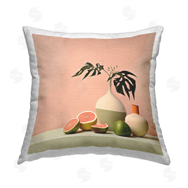 Stupell Industries Lazar Studio | Modern Tropical Citrus Printed Throw Pillow