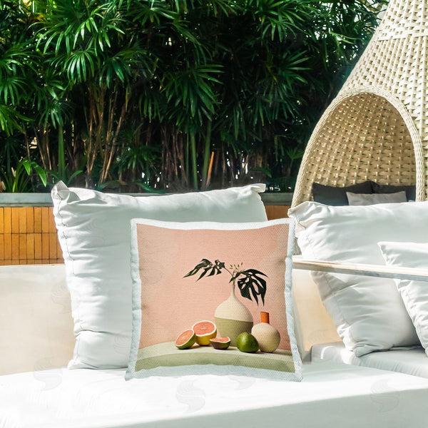 Stupell Industries Lazar Studio | Modern Tropical Citrus Printed Throw Pillow
