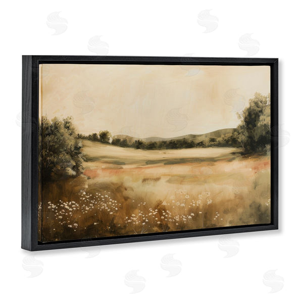 Stupell Industries Lazar Studio | Neutral Meadow Landscape Wall Art