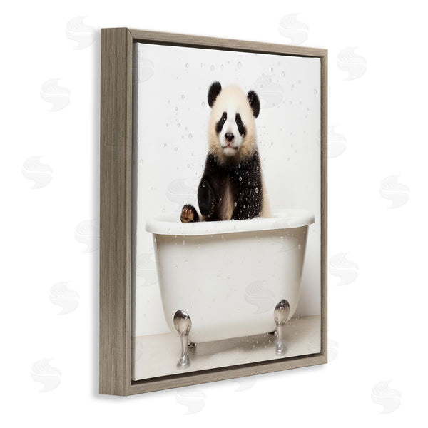 Stupell Industries Lazar Studio | Panda Bathtub Bubbles