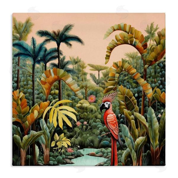 stupell industries Lazar Studio | Parrot in Tropical Vegetation