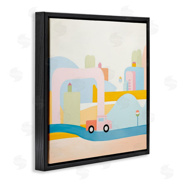 Stupell Industries Lazar Studio | Pastel Car In Landscape
