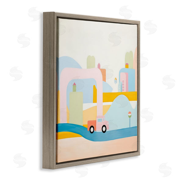 Stupell Industries Lazar Studio | Pastel Car In Landscape