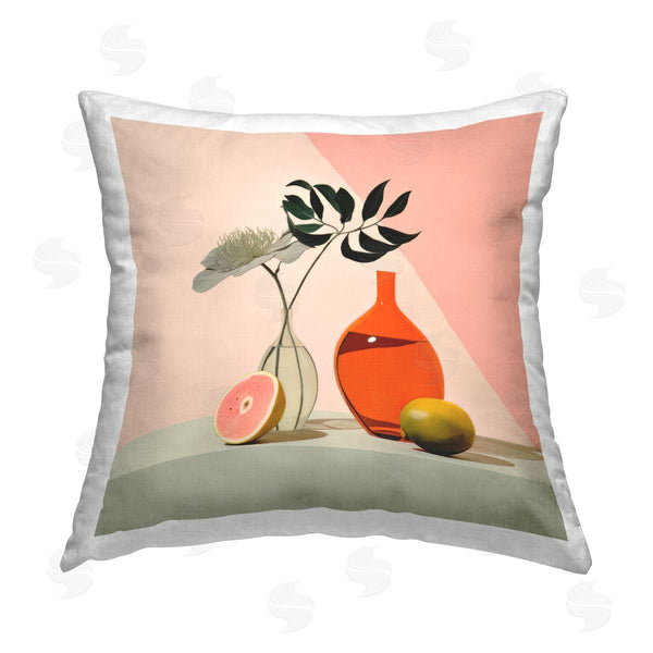 stupell industries Lazar Studio | Pastel Kitchen Still Life Printed Throw Pillow