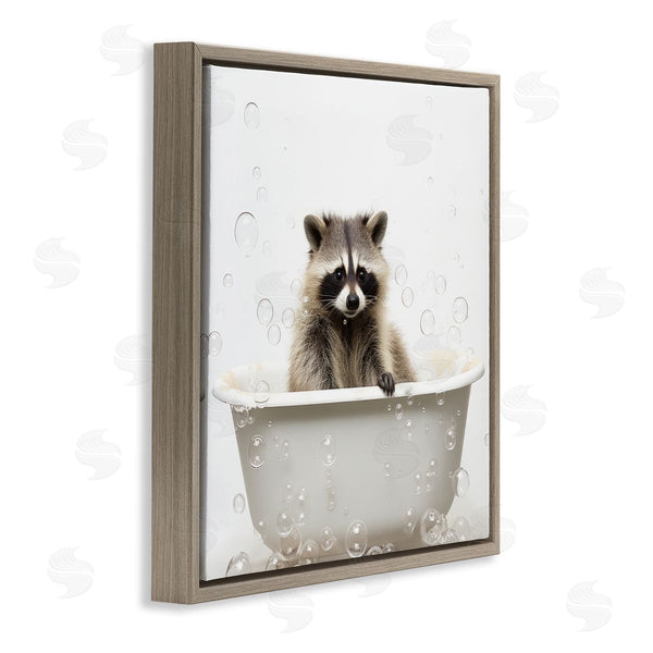 Stupell Industries Lazar Studio | Raccoon Bubble Bath