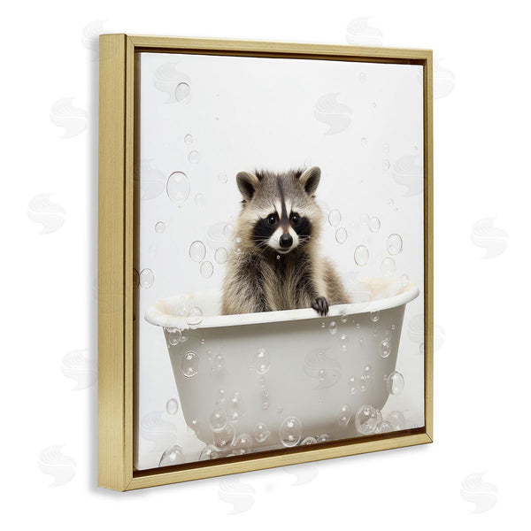 Stupell Industries Lazar Studio | Raccoon Bubble Bath