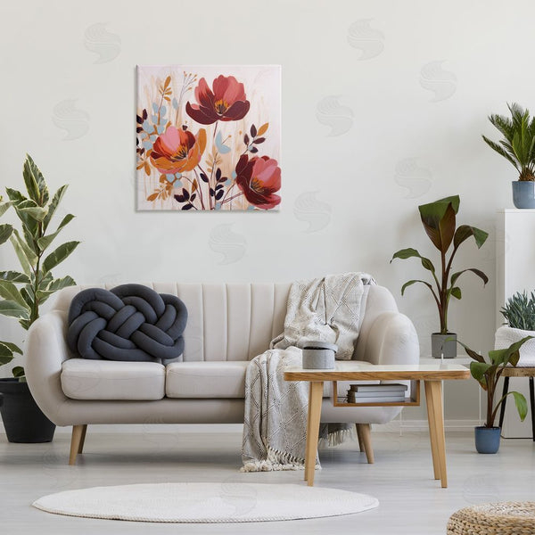 Stupell Industries Lazar Studio | Red Modern Roses Wall Art