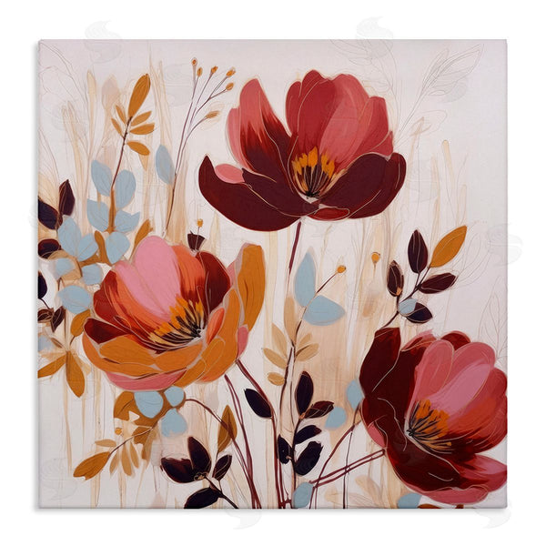 stupell industries Lazar Studio | Red Modern Roses Wall Art