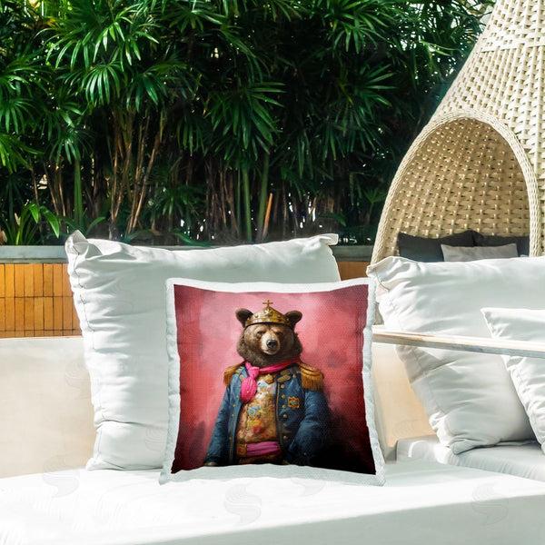 Stupell Industries Lazar Studio | Regal Bear Portrait Printed Throw Pillow