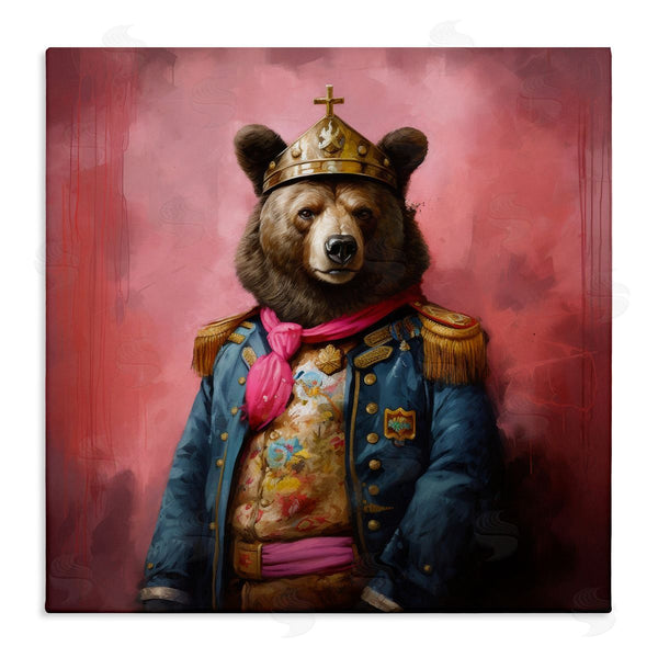 stupell industries Lazar Studio | Regal Bear Portrait Wall Art