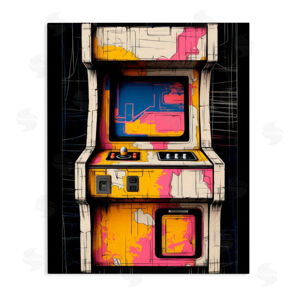 stupell industries Lazar Studio | Retro Joystick Journeys Wall Art